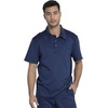 image:imageCherokee Scrub Set for Men Polo Top with Natural Rise Jogger PantNavy