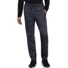 image:imageCherokee Scrub Set for Men Polo Top with Natural Rise Jogger PantPewter