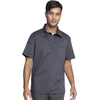image:imageCherokee Scrub Set for Men Polo Top with Natural Rise Jogger PantPewter