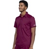 image:imageCherokee Scrub Set for Men Polo Top with Natural Rise Jogger PantWine
