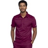 image:imageCherokee Scrub Set for Men Polo Top with Natural Rise Jogger PantWine