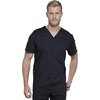 image:imageCherokee Scrub Set for Men VNeck Modern Fit Top amp Jogger PantBlack