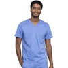 image:imageCherokee Scrub Set for Men VNeck Modern Fit Top amp Jogger PantCiel