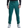 image:imageCherokee Scrub Set for Men VNeck Modern Fit Top amp Jogger PantHunter Green