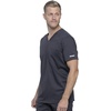 image:imageCherokee Scrub Set for Men VNeck Modern Fit Top amp Jogger PantPewter