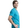 image:imageCherokee Scrub Set for Men VNeck Modern Fit Top amp Jogger PantTeal Blue