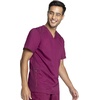 image:imageCherokee Scrub Set for Men VNeck Modern Fit Top amp Jogger PantWine