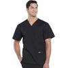 image:imageCherokee Scrub Set for Men VNeck Scrub Top amp Cargo PantBlack