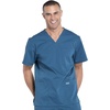 image:imageCherokee Scrub Set for Men VNeck Scrub Top amp Cargo PantCaribbean Blue