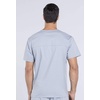 image:imageCherokee Scrub Set for Men VNeck Scrub Top amp Cargo PantGrey