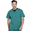 image:imageCherokee Scrub Set for Men VNeck Scrub Top amp Cargo PantHunter Green