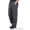 image:imageCherokee Scrub Set for Men VNeck Top with Tapered Leg Cargo PantPewter