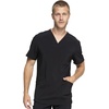 image:imageCherokee Scrub Set for Men VNeck Top with Tapered Leg PantBlack