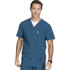 image:imageCherokee Scrub Set for Men VNeck Top with Tapered Leg PantCaribbean Blue