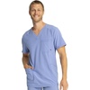 image:imageCherokee Scrub Set for Men VNeck Top with Tapered Leg PantCiel