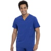 image:imageCherokee Scrub Set for Men VNeck Top with Tapered Leg PantGalaxy Blue
