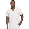 image:imageCherokee Scrub Set for Men VNeck Top with Tapered Leg PantWhite