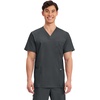 image:imageCherokee Scrub Set for Men VNeckTop amp Tapered Leg PantBlack