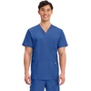 image:imageCherokee Scrub Set for Men VNeckTop amp Tapered Leg PantGalaxy Blue
