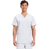 image:imageCherokee Scrub Set for Men VNeckTop amp Tapered Leg PantWhite