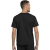 image:imageCherokee Unisex Scrub Set Tuckable VNeck Top amp Tapered PantBlack