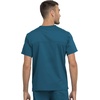image:imageCherokee Unisex Scrub Set Tuckable VNeck Top amp Tapered PantCaribbean Blue