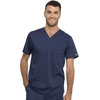 image:imageCherokee Unisex Scrub Set Tuckable VNeck Top amp Tapered PantNavy