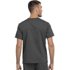 image:imageCherokee Unisex Scrub Set Tuckable VNeck Top amp Tapered PantPewter
