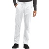 image:imageCherokee Unisex Scrub Set Tuckable VNeck Top amp Tapered PantWhite