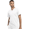 image:imageCherokee Unisex Scrub Set Tuckable VNeck Top amp Tapered PantWhite