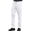 image:imageCherokee Unisex Scrub Set Tuckable VNeck Top amp Tapered PantWhite