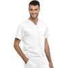 image:imageCherokee Unisex Scrub Set Tuckable VNeck Top amp Tapered PantWhite