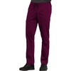 image:imageCherokee Unisex Scrub Set Tuckable VNeck Top amp Tapered PantWine