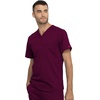 image:imageCherokee Unisex Scrub Set Tuckable VNeck Top amp Tapered PantWine