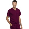 image:imageCherokee Unisex Scrub Set Tuckable VNeck Top amp Tapered PantWine