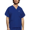 image:imageCherokee Unisex Scrub Set for Men amp Women VNeck Top with Cargo PantGalaxy Blue
