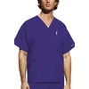 image:imageCherokee Unisex Scrub Set for Men amp Women VNeck Top with Cargo PantGrape
