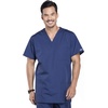 image:imageCherokee Unisex Scrub Set for Men amp Women VNeck Top with Cargo PantNavy