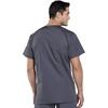 image:imageCherokee Unisex Scrub Set for Men amp Women VNeck Top with Cargo PantPewter