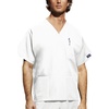 image:imageCherokee Unisex Scrub Set for Men amp Women VNeck Top with Cargo PantWhite