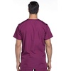 image:imageCherokee Unisex Scrub Set for Men amp Women VNeck Top with Cargo PantWine