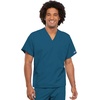 image:imageCherokee Unisex Scrub Sets VNeck Top amp Elastic Waist PantCaribbean Blue