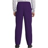 image:imageCherokee Unisex Scrub Sets VNeck Top amp Elastic Waist PantEggplant