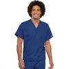 image:imageCherokee Unisex Scrub Sets VNeck Top amp Elastic Waist PantGalaxy Blue