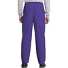 image:imageCherokee Unisex Scrub Sets VNeck Top amp Elastic Waist PantGrape