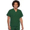 image:imageCherokee Unisex Scrub Sets VNeck Top amp Elastic Waist PantHunter Green