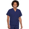 image:imageCherokee Unisex Scrub Sets VNeck Top amp Elastic Waist PantNavy