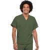 image:imageCherokee Unisex Scrub Sets VNeck Top amp Elastic Waist PantOlive