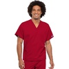 image:imageCherokee Unisex Scrub Sets VNeck Top amp Elastic Waist PantRed