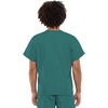 image:imageCherokee Unisex Scrub Sets VNeck Top amp Elastic Waist PantTeal Blue